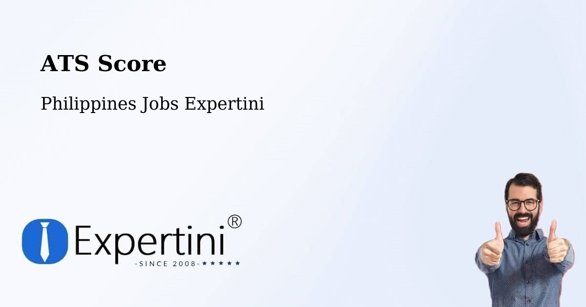 Resume ATS Score & Job Description Match Tool – Binabalian - Philippines Jobs Expertini
