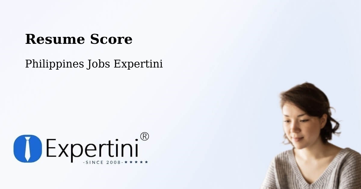 Resume Score & Job Description Match Tool – Binabalian - Philippines Jobs Expertini